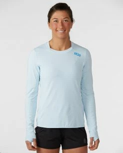 Discount ✨ Stio Women's Hylas Crew LS 👍 -Stio Sales Shop W Hylas Crew LS Misty Cloud 1