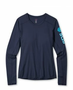 Discount ✨ Stio Women's Hylas Crew LS 👍 -Stio Sales Shop W Hylas Crew Maritime Blue 701127c5 aa25 4fa6 b225 4b326920b0ff