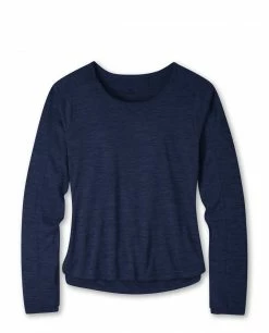 Hot Sale 😀 Stio Women's Icefloe Tech Tee LS ✨ -Stio Sales Shop W Ice Flow Tech Tee LS Maritime Blue