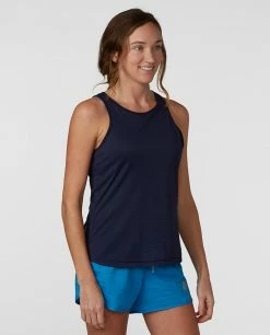 Budget ✨ Stio Women's Icefloe Tech Tank 🥰 -Stio Sales Shop W Icefloe Tech Tank Maritime Blue 1