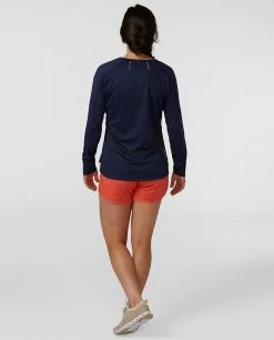 Hot Sale 😀 Stio Women's Icefloe Tech Tee LS ✨ -Stio Sales Shop W Icefloe Tech Tee LS Maritime Blue 4