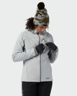 Wholesale 🎁 Stio Women's Millibar WINDSTOPPER® Hooded Jacket 😀 -Stio Sales Shop W Millibar Windstopper Hooded Jacket Quiet Gray 9