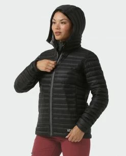 Coupon 😉 Stio Women's Pinion Down Hooded Jacket ⌛ -Stio Sales Shop W Pinion Down Hooded Jacket Boundary Black 2