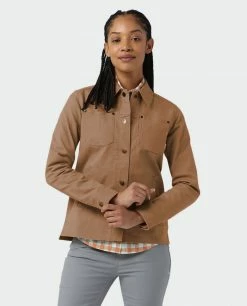 Buy 💯 Stio Women's Ralston Canvas Jacket ⌛ -Stio Sales Shop W Ralston Canvas Jacket Tawny 6 Top