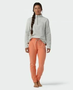 Hot Sale 🔥 Stio Women's Rawlins Shearling Fleece Half Zip 👏 -Stio Sales Shop W Rawlins Shearling Fleece Half Zip Mica 3