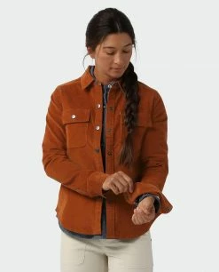 Promo 🎁 Stio Women's Saratoga Cord 👚 Shirt ⌛ -Stio Sales Shop W Saratoga Cord Shirt Maple Brown 2
