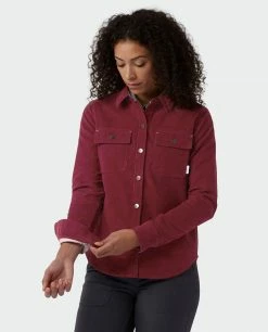 Promo 🎁 Stio Women's Saratoga Cord 👚 Shirt ⌛ -Stio Sales Shop W Saratoga Cord Shirt Roasted Beet 3