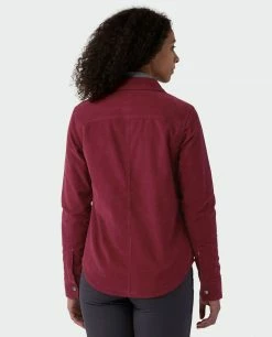 Promo 🎁 Stio Women's Saratoga Cord 👚 Shirt ⌛ -Stio Sales Shop W Saratoga Cord Shirt Roasted Beet 4