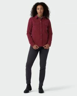 Promo 🎁 Stio Women's Saratoga Cord 👚 Shirt ⌛ -Stio Sales Shop W Saratoga Cord Shirt Roasted Beet 5