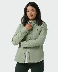 Promo 🎁 Stio Women's Saratoga Cord 👚 Shirt ⌛ -Stio Sales Shop W Saratoga Cord Shirt Sage Flats 2