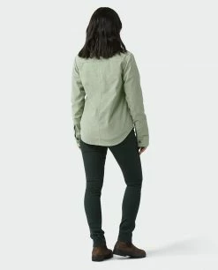 Promo 🎁 Stio Women's Saratoga Cord 👚 Shirt ⌛ -Stio Sales Shop W Saratoga Cord Shirt Sage Flats 5
