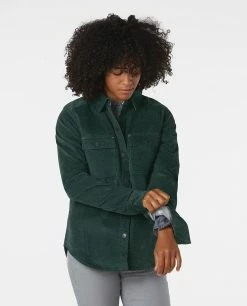 Promo 🎁 Stio Women's Saratoga Cord 👚 Shirt ⌛ -Stio Sales Shop W Saratoga Cord Shirt Treeline Green 2