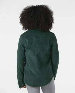 Promo 🎁 Stio Women's Saratoga Cord 👚 Shirt ⌛ -Stio Sales Shop W Saratoga Cord Shirt Treeline Green 3