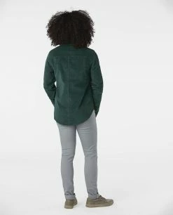 Promo 🎁 Stio Women's Saratoga Cord 👚 Shirt ⌛ -Stio Sales Shop W Saratoga Cord Shirt Treeline Green 5