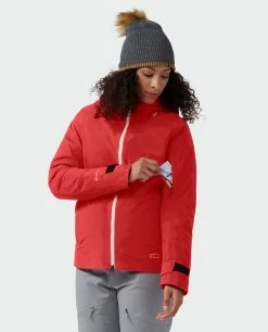 Wholesale 😍 Stio Women's Shot 7 Down Jacket ❤️ -Stio Sales Shop W Shot 7 Jacket Risk Red 2