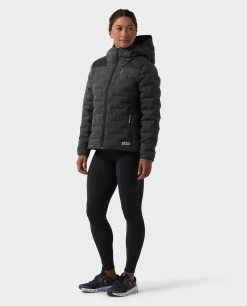 Hot Sale 🔥 Stio Women's Skillet Stretch Down Hooded Jacket 😍 -Stio Sales Shop W Skillet Stretch Down Hooded Jacket Boundary Black 5