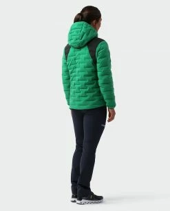 Hot Sale 🔥 Stio Women's Skillet Stretch Down Hooded Jacket 😍 -Stio Sales Shop W Skillet Stretch Down Hooded Jacket Greenery 6