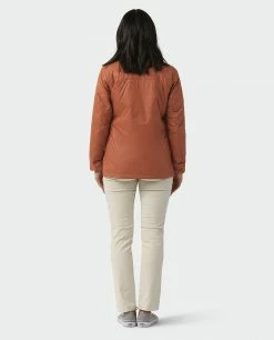 Coupon 🥰 Stio Women's Skycrest Insulated Snap 👚 Shirt 🥰 -Stio Sales Shop W Skycrest Snap Shirt Maple Brown 4