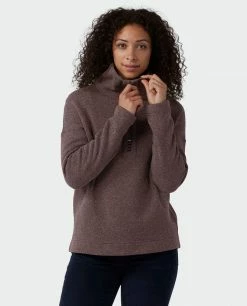 Flash Sale 👏 Stio Women's Sweetwater Fleece Half Zip 🔔 -Stio Sales Shop W Sweetwater Fleece Half Zip Roasted Beet 1