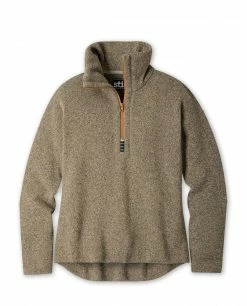Flash Sale 👏 Stio Women's Sweetwater Fleece Half Zip 🔔 -Stio Sales Shop W Sweetwater Fleece Half Zip Sage Flats