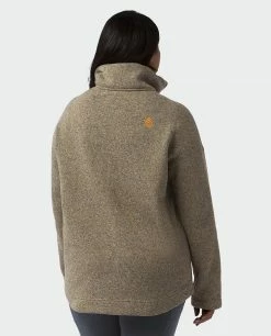 Flash Sale 👏 Stio Women's Sweetwater Fleece Half Zip 🔔 -Stio Sales Shop W Sweetwater Fleece Half Zip Sage Flats Alt 4