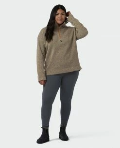 Flash Sale 👏 Stio Women's Sweetwater Fleece Half Zip 🔔 -Stio Sales Shop W Sweetwater Fleece Half Zip Sage Flats Alt 5