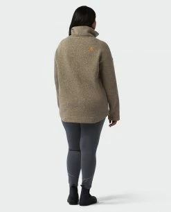 Flash Sale 👏 Stio Women's Sweetwater Fleece Half Zip 🔔 -Stio Sales Shop W Sweetwater Fleece Half Zip Sage Flats Alt 6