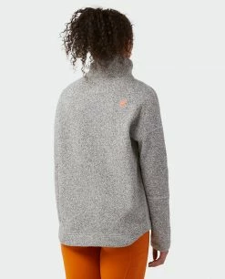 Flash Sale 👏 Stio Women's Sweetwater Fleece Half Zip 🔔 -Stio Sales Shop W Sweetwater Fleece Half Zip White Alyssum 3