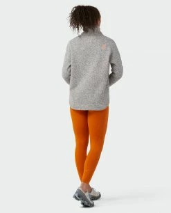 Flash Sale 👏 Stio Women's Sweetwater Fleece Half Zip 🔔 -Stio Sales Shop W Sweetwater Fleece Half Zip White Alyssum 5