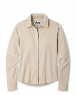 Flash Sale 🌟 Stio Women's Thermop Fleece Snap 👚 Shirt 🛒 -Stio Sales Shop W Thermop Fleece Snap Shirt Pebble