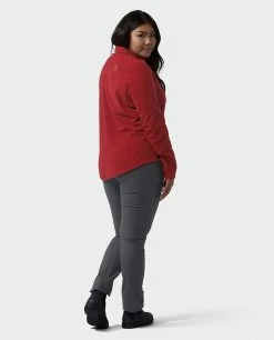 Flash Sale 🌟 Stio Women's Thermop Fleece Snap 👚 Shirt 🛒 -Stio Sales Shop W Thermop Roasted Beet Alt 5