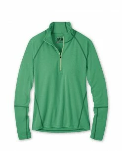 Coupon 🎁 Stio Women's Tipton Tech Half Zip 👏 -Stio Sales Shop W Tipton Half Zip Back Up Greenery Heather