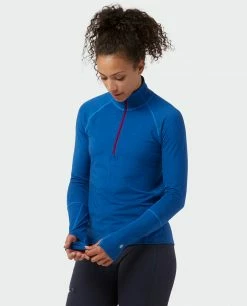 Coupon 🎁 Stio Women's Tipton Tech Half Zip 👏 -Stio Sales Shop W Tipton Tech Half Zip Alpine Lake Heather 2