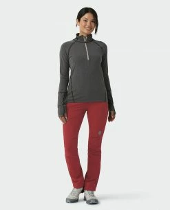 Coupon 🎁 Stio Women's Tipton Tech Half Zip 👏 -Stio Sales Shop W Tipton Tech Half Zip Boundary Black Heather 4