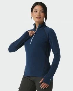 Coupon 🎁 Stio Women's Tipton Tech Half Zip 👏 -Stio Sales Shop W Tipton Tech Half Zip Mulberry Heather 2