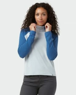 Best reviews of 🥰 Stio Women's Tipton Tech Turtleneck 👏 -Stio Sales Shop W Tipton Tech Turtleneck Alpine Lake Wind River Blue 1