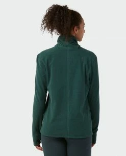 Cheap ✨ Stio Women's Turpin Fleece Funnel Neck 😉 -Stio Sales Shop W Turpin Fleece Funnel Neck Treeline Green Heather 4