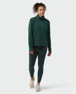 Cheap ✨ Stio Women's Turpin Fleece Funnel Neck 😉 -Stio Sales Shop W Turpin Fleece Funnel Neck Treeline Green Heather 5