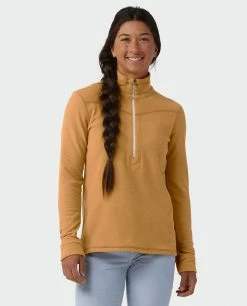 Budget 🤩 Stio Women's Turpin Fleece Half Zip ✨ -Stio Sales Shop W Turpin Fleece Half Zip Bourbon Heather 1