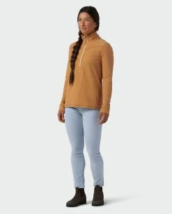 Budget 🤩 Stio Women's Turpin Fleece Half Zip ✨ -Stio Sales Shop W Turpin Fleece Half Zip Bourbon Heather 3