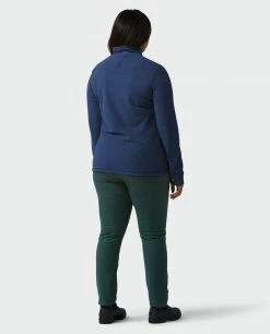 Budget 🤩 Stio Women's Turpin Fleece Half Zip ✨ -Stio Sales Shop W Turpin Fleece Half Zip Navy Peony Heather Alt 4