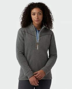 Budget 🤩 Stio Women's Turpin Fleece Half Zip ✨ -Stio Sales Shop W Turpin Fleece Half Zip Tap Shoe Heather 1