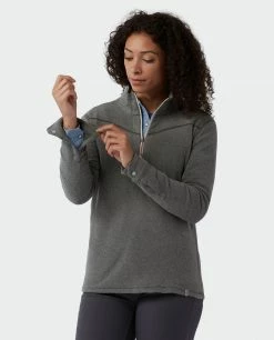 Budget 🤩 Stio Women's Turpin Fleece Half Zip ✨ -Stio Sales Shop W Turpin Fleece Half Zip Tap Shoe Heather 3