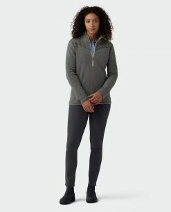 Budget 🤩 Stio Women's Turpin Fleece Half Zip ✨ -Stio Sales Shop W Turpin Fleece Half Zip Tap Shoe Heather 5