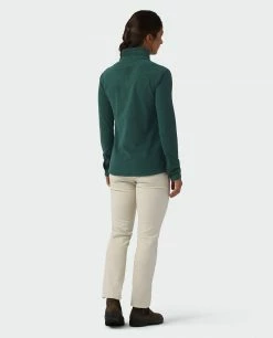 Budget 🤩 Stio Women's Turpin Fleece Half Zip ✨ -Stio Sales Shop W Turpin Fleece Half Zip Treeline Green Heather 4