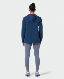 Best Sale 🧨 Stio Women's Turpin Fleece Hooded Pullover 🌟 -Stio Sales Shop W Turpin Fleece Hooded Pullover Navy Peony Heather 2 Full