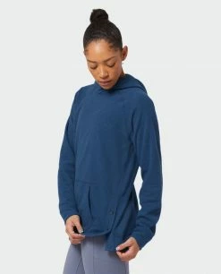 Best Sale 🧨 Stio Women's Turpin Fleece Hooded Pullover 🌟 -Stio Sales Shop W Turpin Fleece Hooded Pullover Navy Peony Heather 5 Top