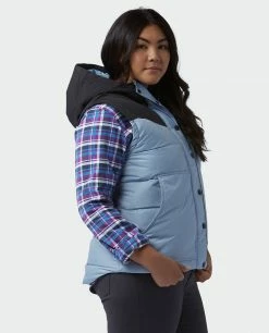 Top 10 🎉 Stio Women's Woodson Down Vest ✔️ -Stio Sales Shop W Woodson Down Vest Wind River Blue Alt 4