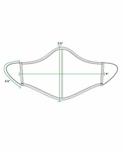 Best Pirce ⭐ Stio Face Covering - 3 Pack 🥰 -Stio Sales Shop face mask PDP dimensions 3